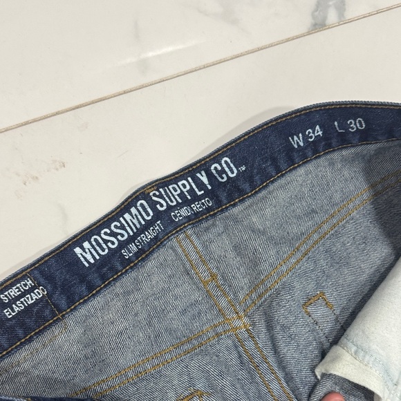 Mossimo Supply Co. Dark Blue Slim Jeans - Picture 2 of 6